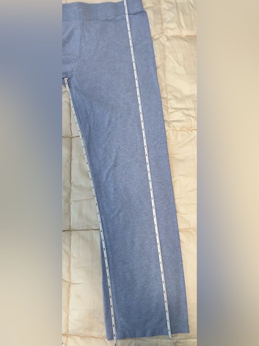 Victoria's Secret PINK White Rib Tank with Light Blue Lounge Pants - Picture 2 of 11